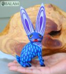 Rabbit alebrije, Conejito, Alebrije from Oaxaca, Bunny alebrije, Copal wood sculpture, Wood Art, Alebrije art, Rabbit, Rabbit Alebrije.