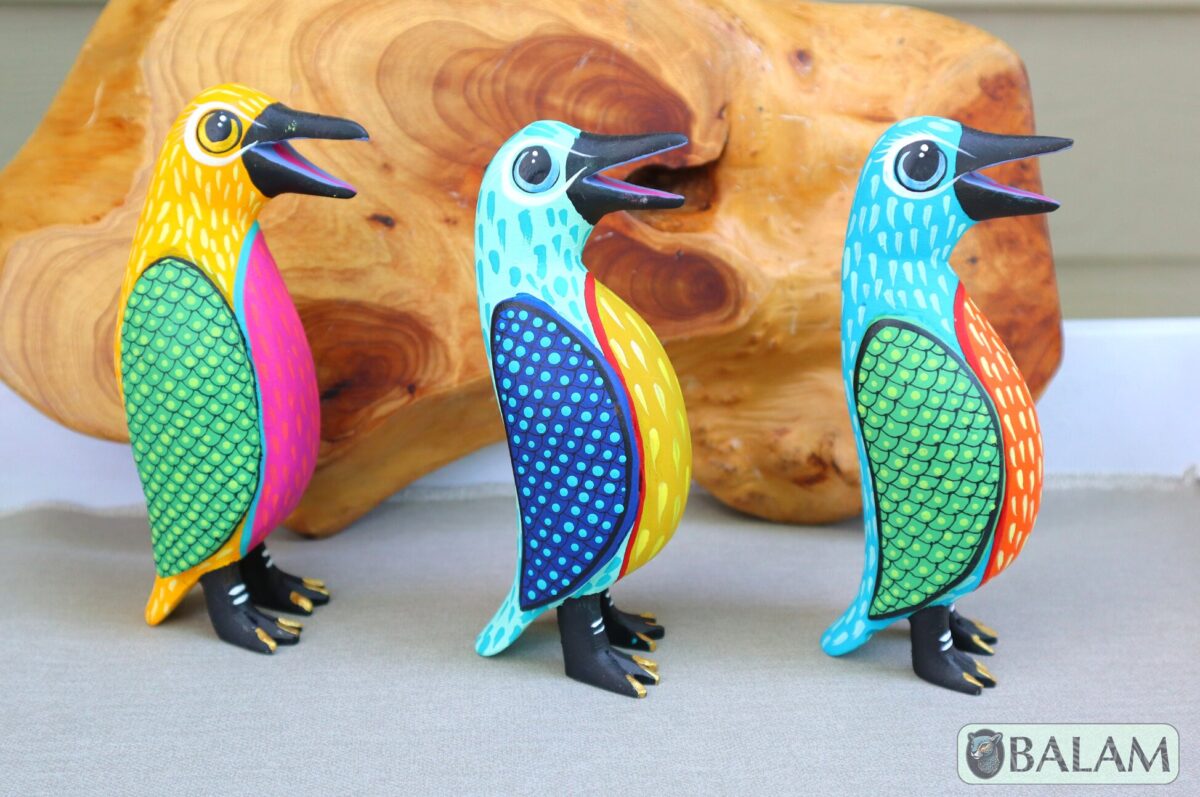 Penguin, Pinguino alebrije, Penguin alebrije, Alebrije from Oaxaca,, Copal wood sculpture, Wood Art, Alebrije art. - Image 2