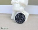 Obsidian pendant, stone necklace, Obsiana Mexica, Obsidian pendant and silver. Engraved Mictlantecuhtli, Hunab ku, Eclipse, Skull, ball game