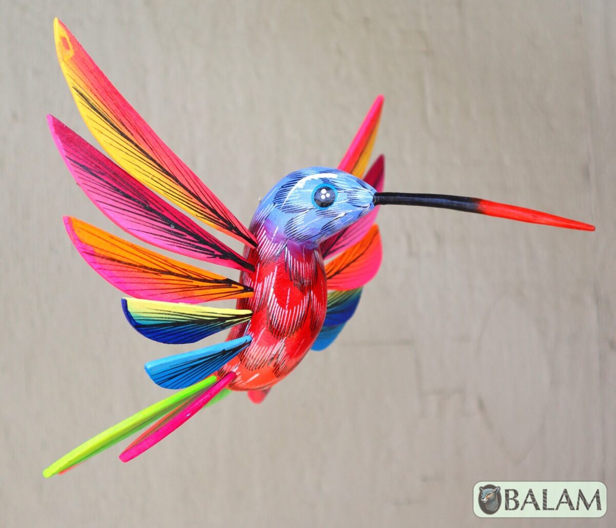 Hummingbird Alebrije, Hummingbird ornament, Wood copal sculpture, hummingbird, bird alebrije, Colibri alebrije, Big hummingbird alebrije.