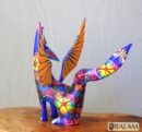 Coyote Snake alebrije, mix alebrije, Wolf snake with wings, Dreams alebrije, Amazing alebrije snake, coyote alebrije, unique Oaxaca alebrije
