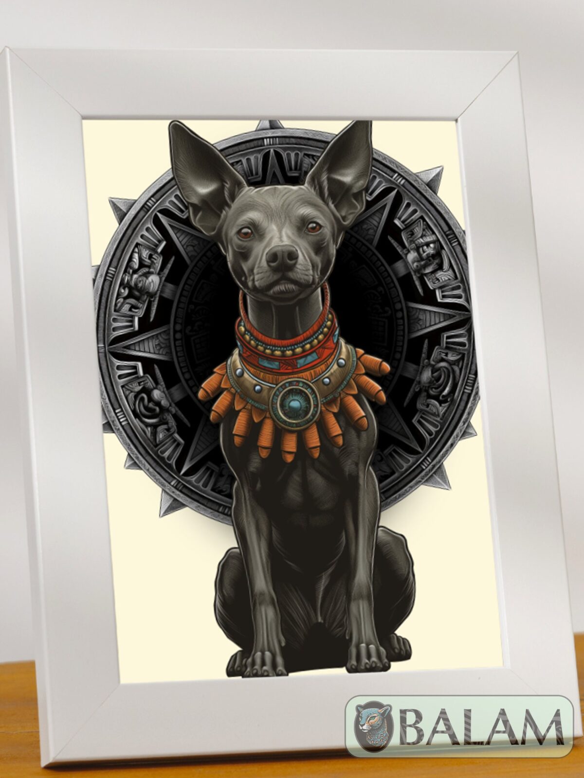 Art Prints, Jaguar, Xoloitzcuintle Print, Axolotl Print, Hummingbird Print. 5X7 or 8X10 Inches with frame. by Antonio Virelas - Image 4