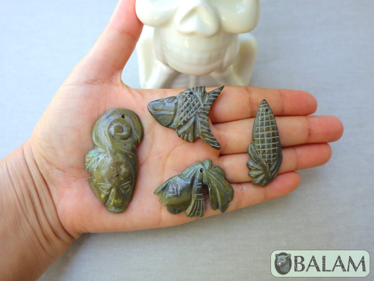 Ceremonial Jade Pendants, Mayan Jade, carved stone pendant, Jade necklaces, Aztec necklace, Mayan Pendant, LOT of Pendant. Read description