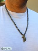 Ceremonial necklace, Serpentine necklace, seahorse necklace, mushroom necklace, Mayan warrior, serpentine necklace, long necklace Adjustable