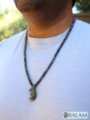 Ceremonial necklace, Serpentine necklace, seahorse necklace, mushroom necklace, Mayan warrior, serpentine necklace, long necklace Adjustable