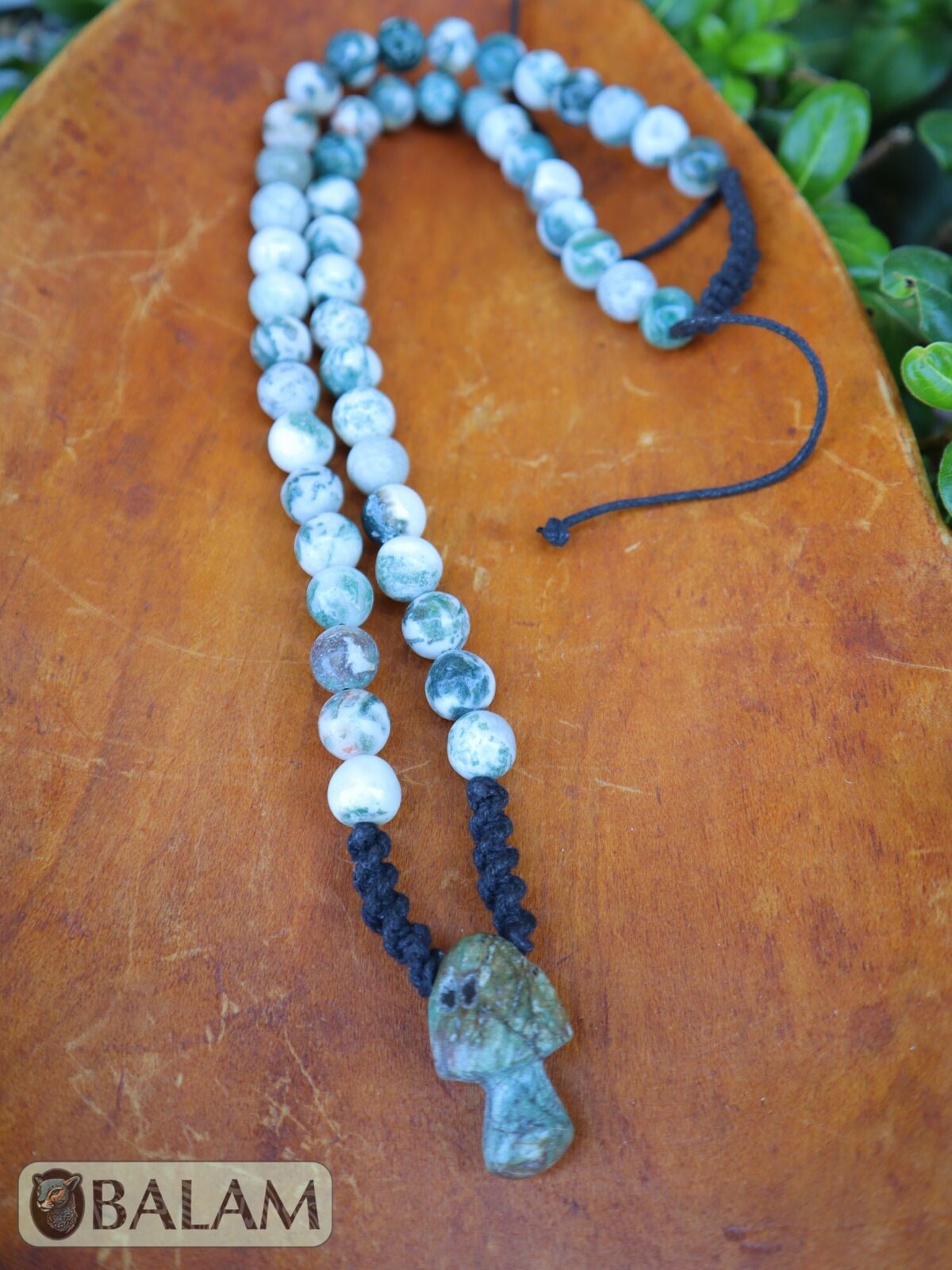 Ceremonial necklace, Serpentine necklace, seahorse necklace, mushroom necklace, Mayan warrior, serpentine necklace, long necklace Adjustable