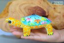 Turtle alebrije, Hermosa tortuga alebrije, cute tortoise, Tortuga alebrije, Tortoise Alebrije from Oaxaca, Copal wood sculpture.