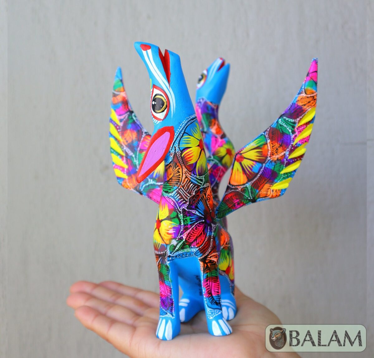 Coyote Snake alebrije, mix alebrije, Wolf snake with wings, Dreams alebrije, Amazing alebrije snake, Lobo alebrije, unique Oaxaca alebrije
