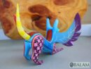 Playful Doggy, Playful Dante, Xoloitzcuintle Alebrije, Wood copal sculpture, Dog Alebrije, Dog with wings, Cute puppy, Alebrije Oaxaca art