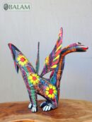Coyote Snake alebrije, mix alebrije, Wolf snake with wings, Dreams alebrije, Amazing alebrije snake, Lobo alebrije, unique Oaxaca alebrije
