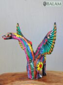 Coyote Snake alebrije, mix alebrije, Wolf snake with wings, Dreams alebrije, Amazing alebrije snake, Lobo alebrije, unique Oaxaca alebrije
