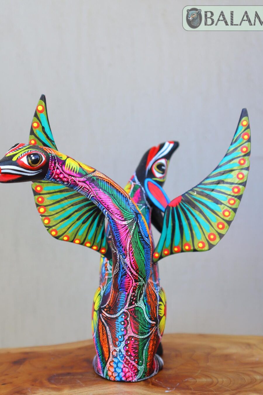 Coyote Snake alebrije, mix alebrije, Wolf snake with wings, Dreams alebrije, Amazing alebrije snake, Lobo alebrije, unique Oaxaca alebrije
