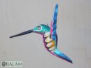 Metallic colors Hummingbird Alebrije, Hummingbird ornament, Wood copal sculpture, bird alebrije, Colibri alebrije.