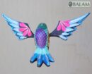 Metallic colors Hummingbird Alebrije, Hummingbird ornament, Wood copal sculpture, bird alebrije, Colibri alebrije.