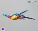 Metallic colors Hummingbird Alebrije, Hummingbird ornament, Wood copal sculpture, bird alebrije, Colibri alebrije.