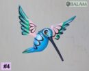 Metallic colors Hummingbird Alebrije, Hummingbird ornament, Wood copal sculpture, bird alebrije, Colibri alebrije.