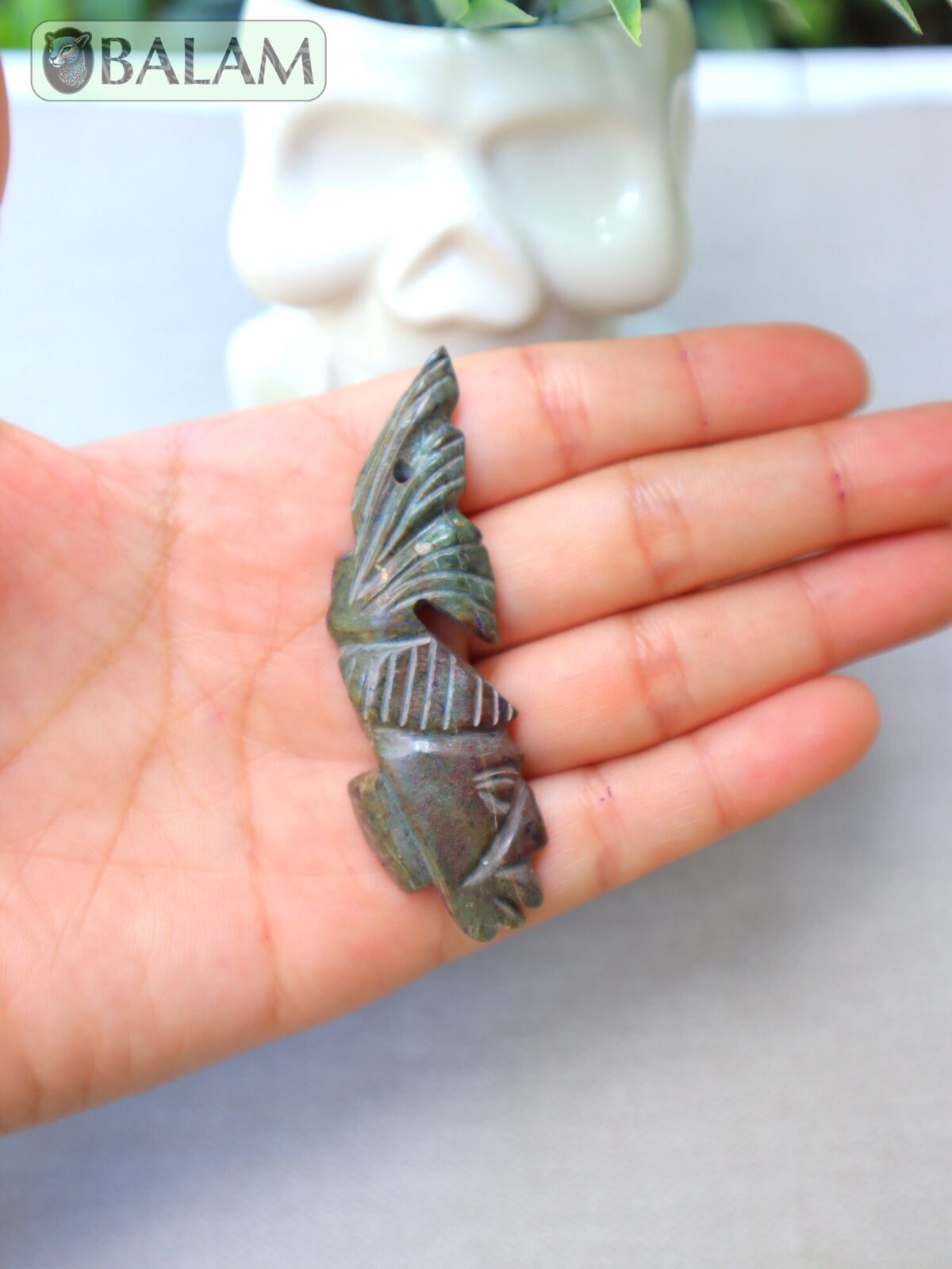 King Pakal Mayan jade, Mayan king pendant, Ceremonial Necklace, Jade Necklace, Mayan Jade. Or custom necklace, Read Description - Image 6