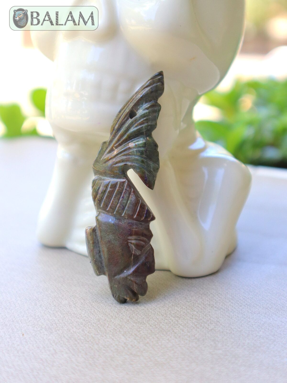 King Pakal Mayan jade, Mayan king pendant, Ceremonial Necklace, Jade Necklace, Mayan Jade. Or custom necklace, Read Description - Image 5