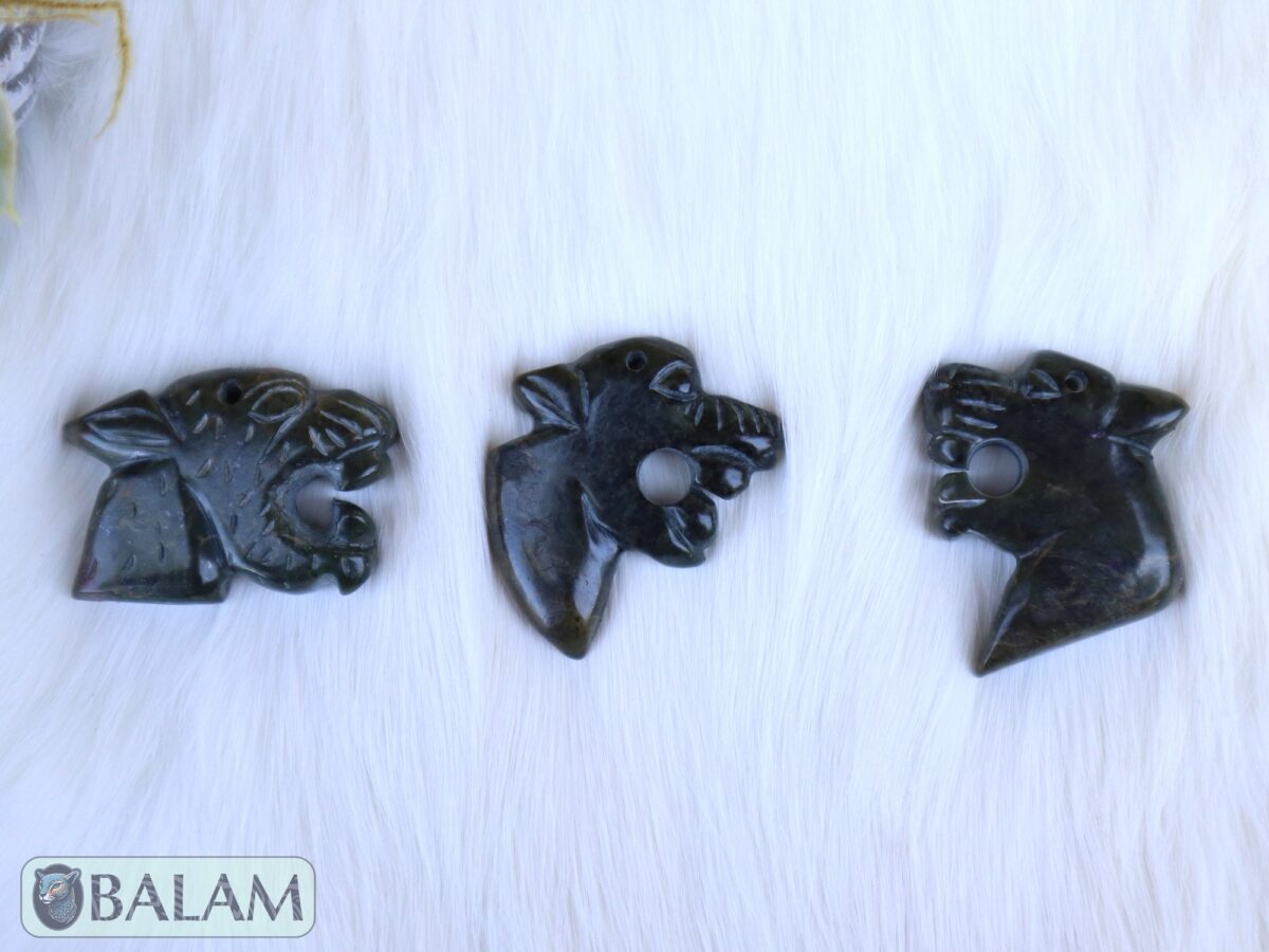 Ceremonial Jade Pendants, Mayan Jade, carved stone pendant, Balam pendant, Jaguar pendant, Jaguar jade stone. Read description