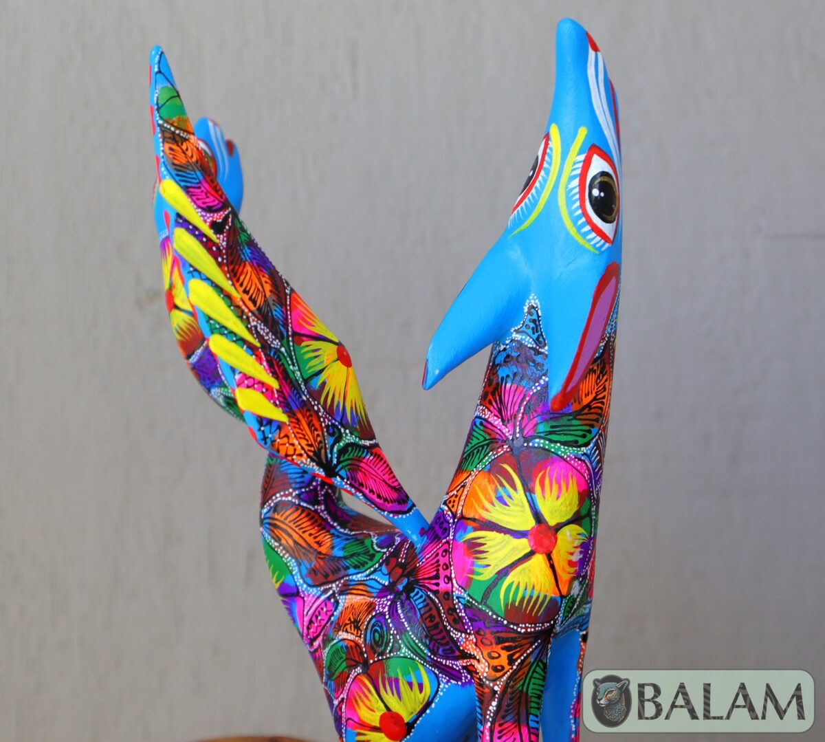 Coyote Snake alebrije, mix alebrije, Wolf snake with wings, Dreams alebrije, Amazing alebrije snake, Lobo alebrije, unique Oaxaca alebrije - Image 5