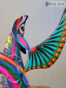 Coyote Snake alebrije, mix alebrije, Wolf snake with wings, Dreams alebrije, Amazing alebrije snake, Lobo alebrije, unique Oaxaca alebrije