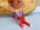 Gatito alebrije, Unique cat, Alebrije from Oaxaca, Cat alebrije, Copal wood sculpture, Wood Art, Alebrije art, Cat posing alebrije