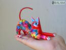 Gatito alebrije, Unique cat, Alebrije from Oaxaca, Cat alebrije, Copal wood sculpture, Wood Art, Alebrije art, Cat posing alebrije