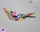 Metallic colors Hummingbird Alebrije, Hummingbird ornament, Wood copal sculpture, bird alebrije, Colibri alebrije.