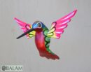 Metallic colors Hummingbird Alebrije, Hummingbird ornament, Wood copal sculpture, bird alebrije, Colibri alebrije.