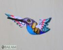 Metallic colors Hummingbird Alebrije, Hummingbird ornament, Wood copal sculpture, bird alebrije, Colibri alebrije.