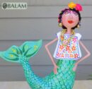 Frida Mermaid alebrije Paper mache, Mermaid alebrije, Alebrije de papel Mache, Unique Mermaid, Yucatecan Sirena, Frida Sirena, Papel Mache
