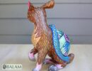 Unique alebrije art, Fusion of Turtle, Owl and Lion, Fusion alebrije, A powerful alebrije, Lion, Tortoise, Owl, lechuza, barn owl.