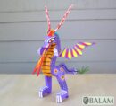 Alebrije from Oaxaca, alebrije, Copal wood sculpture, Wood Art, Alebrije art, Dragon, snake, snake with wings, magical creature.