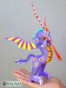 Alebrije from Oaxaca, alebrije, Copal wood sculpture, Wood Art, Alebrije art, Dragon, snake, snake with wings, magical creature.