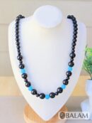 Onyx Ceremonial Necklaces, Mayan Necklaces, Onyx with tiger's eye, aventurine, Red Hematite, Natural stone necklaces, Gemstones and Onyx.