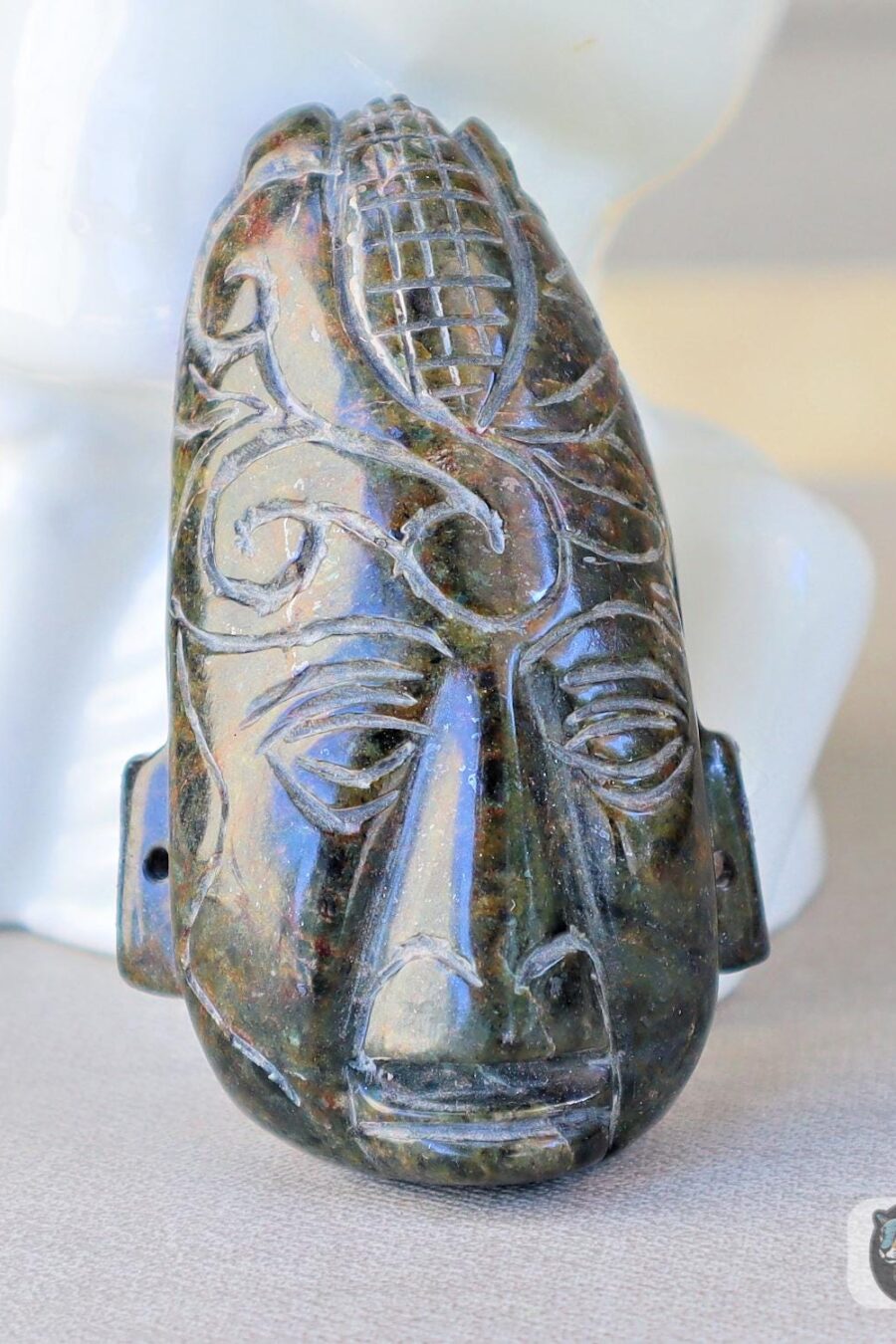 Aztec god, abundance god, Hun Hunahpu, the god of maize, Aztec goddess of corn, Mayan god abundance, Jade Necklace, Read Description