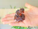 Quetzalcoatl Aztec, K'uk'ulkan Mayan, Plumed Serpent, Rare Natural Mahogany Obsidian, Brown Obsidian, Obsidian pendant. Read Description