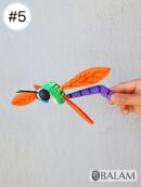 Libelula Alebrije from Oaxaca, dragonfly alebrije, Drago fly ornament alebrije, Copal wood sculpture. Oaxaca alebrijes