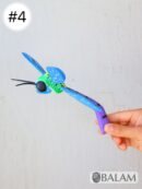 Libelula Alebrije from Oaxaca, dragonfly alebrije, Drago fly ornament alebrije, Copal wood sculpture. Oaxaca alebrijes
