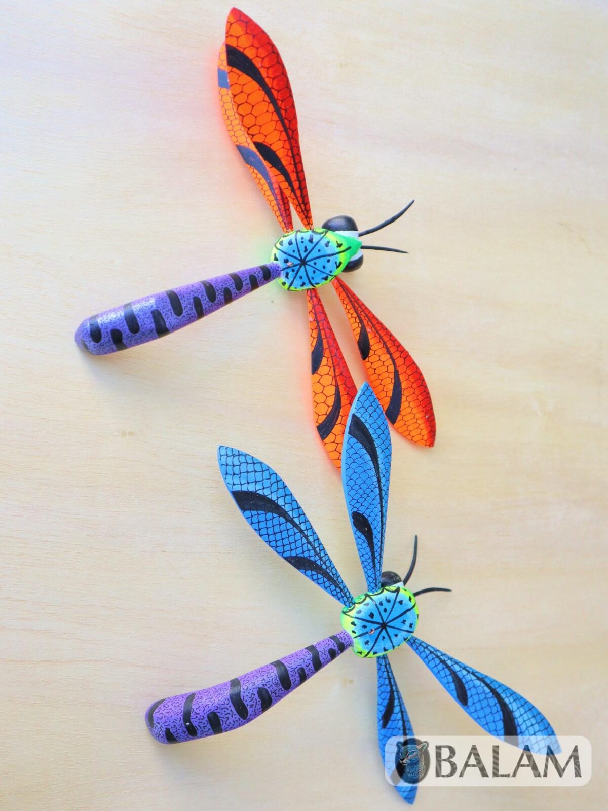 Libelula Alebrije from Oaxaca, dragonfly alebrije, Drago fly ornament alebrije, Copal wood sculpture. Oaxaca alebrijes - Image 7