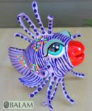 Lionfish alebrije  Paper mache, Pez Leon alebrije,  The spirits of light, Alebrije de papel Mache, Unique lionfish, supernatural creature.