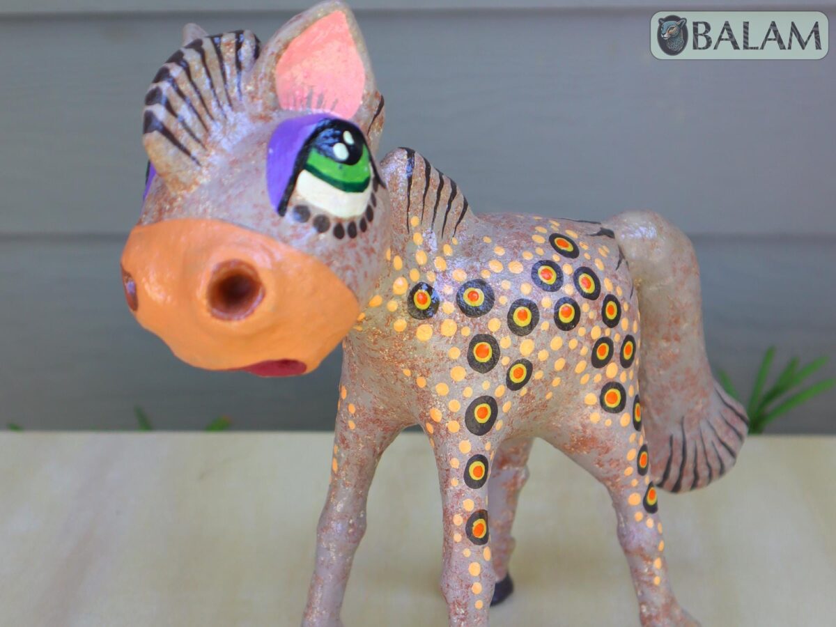 Donkey alebrije  Paper mache, The spirits of light, Alebrije Maya de papel Mache, supernatural creature Burrito alebrije, Donkey mache - Image 2