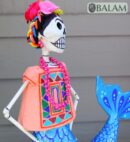 Frida Mermaid alebrije Paper mache, Mermaid alebrije, Alebrije de papel Mache, Unique Mermaid, catrina Frida Sirena, Dia de los Muertos