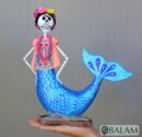 Frida Mermaid alebrije Paper mache, Mermaid alebrije, Alebrije de papel Mache, Unique Mermaid, catrina Frida Sirena, Dia de los Muertos