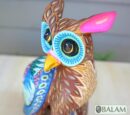 Unique alebrije art, Fusion of Turtle, Owl and Lion, Fusion alebrije, A powerful alebrije, Lion, Tortoise, Owl, lechuza, barn owl.