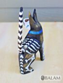 Gatito alebrije, Unique cat, Skeleton alebrije, Alebrije from Oaxaca, Cat skeleton, Copal wood sculpture, Dia de los Muertos collection.