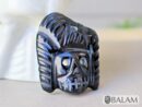 Duality pendant, Ceremonial Obsidian Pendants, carved Obsidian, Dualidad Dije, Dia de los Muertos pendant. Read description