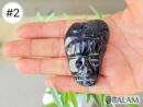 Duality pendant, Ceremonial Obsidian Pendants, carved Obsidian, Dualidad Dije, Dia de los Muertos pendant. Read description