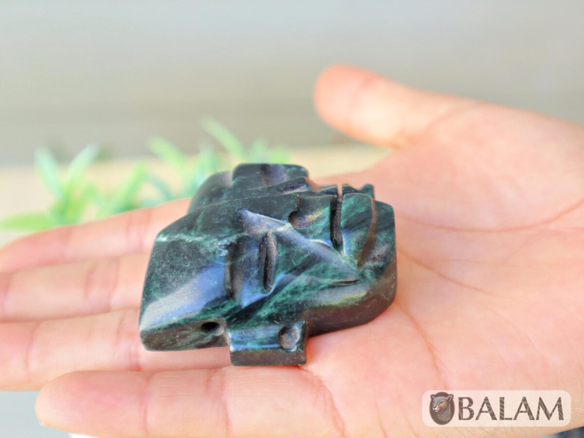 Duality pendant, green jade duality pendant, Duality Ceremonial Necklace, Jade Necklace, underworld god, Life death. Read Description - Image 4