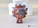 Quetzalcoatl Aztec, K'uk'ulkan Mayan, Plumed Serpent, Rare Natural Mahogany Obsidian, Brown Obsidian, Obsidian pendant. Read Description